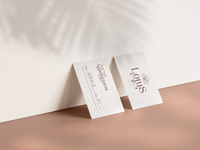 Lotus Beauty Salon - Appointment Cards