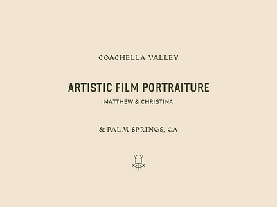 Type WIP— Branding for Matthew David Studio branding california desert identity illustration palm springs photographer print design type typography vintage