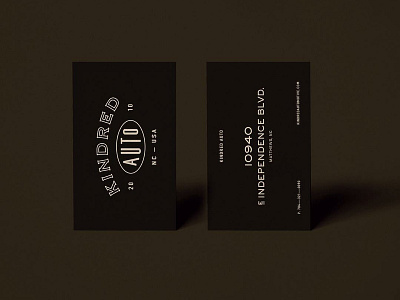 Kindred Auto — Print Collateral, by Soul Twin Studio