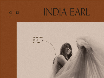 WIP— India Earl Identity branding graphic design identity photography photography branding print design type typography vintage