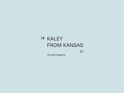 Brand Mark, Kaley From Kansas— by Soul Twin Studio