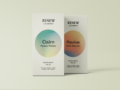 RENEW — Brand Identity & Holographic Packaging