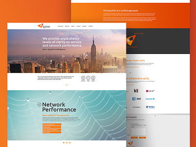 Spire Homepage Design art direction design direction graphic design icon design logo design