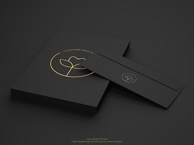 Logo Design/Mockup brand design branding circle logo icon logo mock up mockedup mockup petals rose typography vector