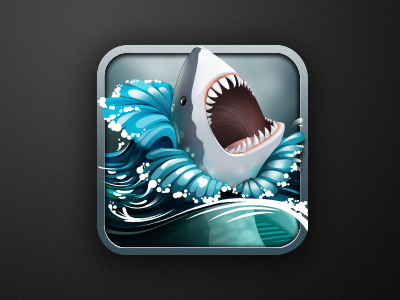 Shark ios icon shark