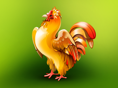 Rooster for Cobingo bird cock icon