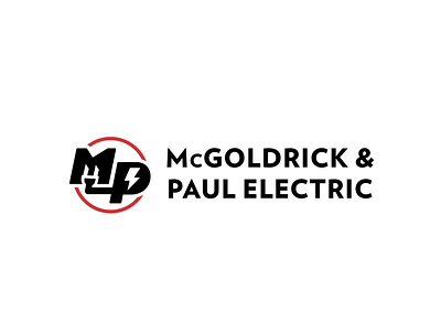 MP Electric Branding apparel branding branding and identity electrician logo monogram social media website