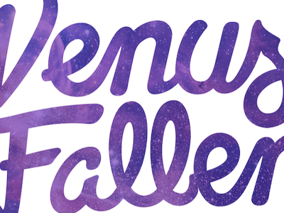 Venus Fallen Logo branding logo space type venus fallen wip