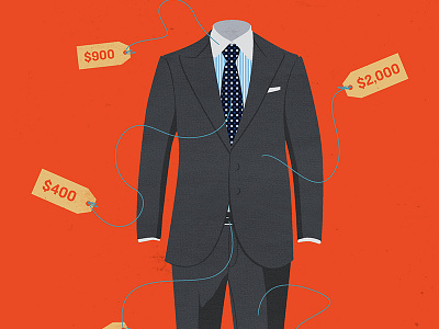 $6,300 Suit arrested development clothing digital gob illustration money suit texture wip