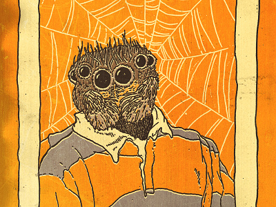 Drawlloween Day 1 drawlloween halloween spider