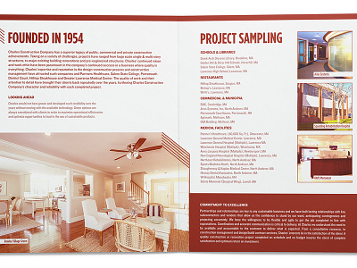 Charles Construction Company Brochure brochure construction layout print