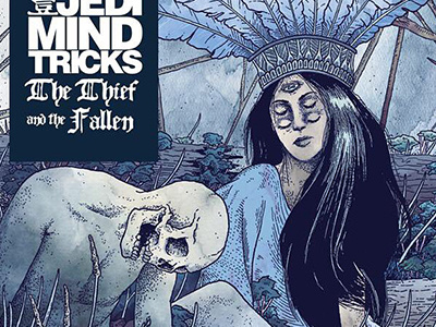Jedi Mind Tricks TTaTF album art blue forest illustration nature skull woman