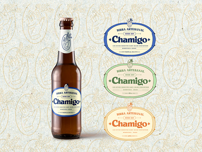 "Chamigo" Craft beer beer branding cerveza design logo
