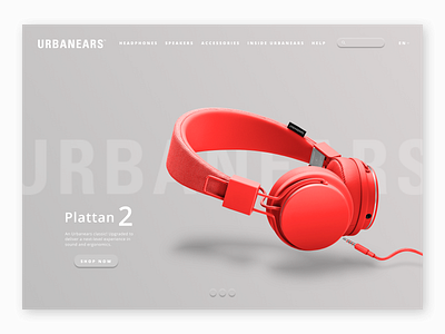 Urbanears / Website Concept UI