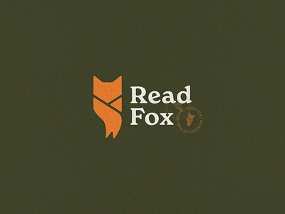 Read Fox book bookmark challenge daily dailylogo dailylogochallenge design fox foxof graphic design green illustration logo logomark orange paper publishing reynard stamp wonders