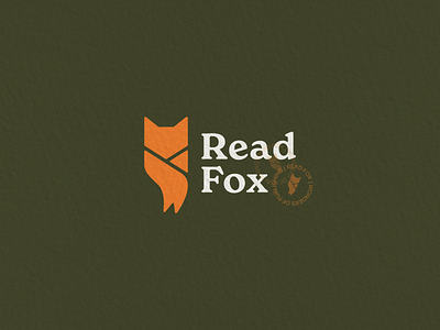 Read Fox book bookmark challenge daily dailylogo dailylogochallenge design fox foxof graphic design green illustration logo logomark orange paper publishing reynard stamp wonders