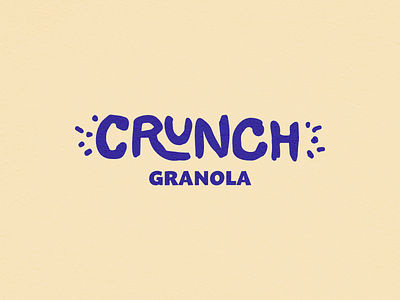 Crunch 21 branding challenge company crunch daily dailylogo dailylogochallenge day design granola graphic design logo logomark pack trail violet wordmark yum yumm