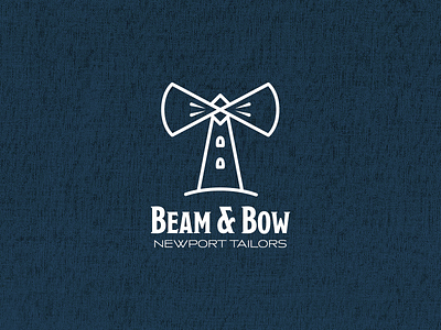 Beam & Bow 31 beacon beam bow challenge daily dailylogo dailylogochallenge day design fog gatsby graphic design great inc lighthouse logo newport tailor tie