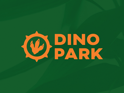 Dino Park 35 big challenge daily dailylogo dailylogochallenge day design dino dinosaur fern fossil graphic design logo logomark park prehistoric title treatment world