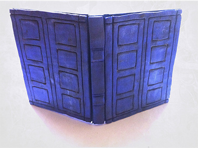 Handmade Polymer Clay River Song Diary from Doctor Who