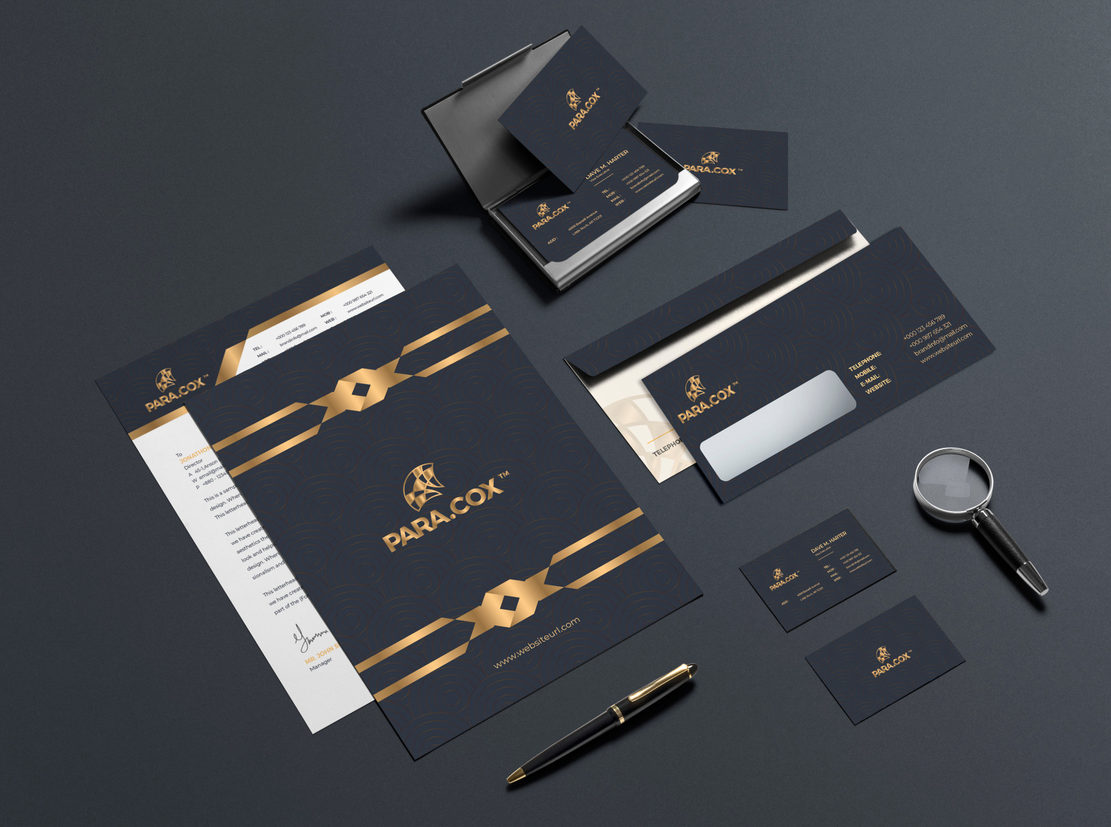 Luxury Stationery Template by asleos™ on Dribbble