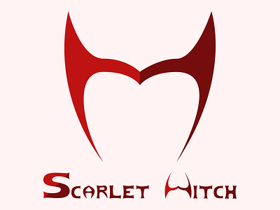 DAY 2 | Adobe Daily Creative Challenge adobe challenge design flat illustrator marvel pink red scarlet scralet witch typography vector witch