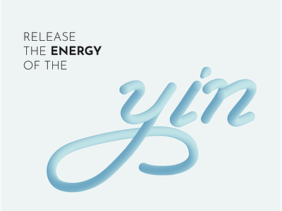 DAY 5 | Adobe Daily Creative Challenge 3d adobe blue challenge design energy illustrator typography yin