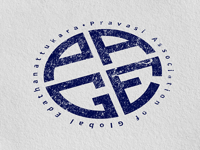 PAGE brand identity logo design wordmark