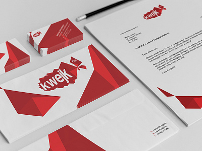 KWEJK.FM Stationery Set branding damian janik kwejk logo design psd radio stationery set