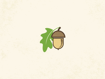 Acorn acorn acorn leaf leaf vector