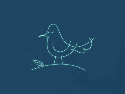 Bird illustration line illustration simple