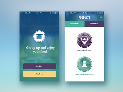 Fooduate App app ios7