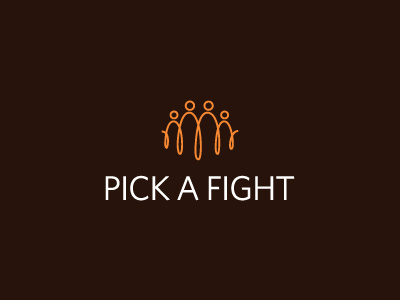 Pick A Fight activism collaboration design impetus initiative logo design people pick a fight spring