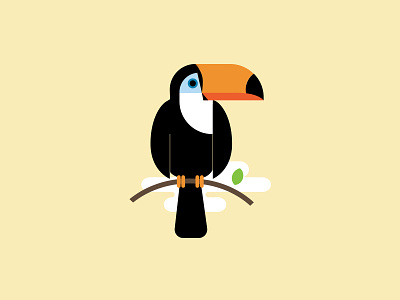 Toucan bird vector