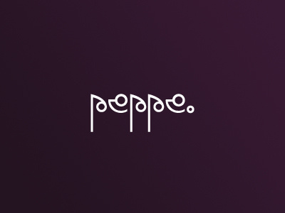 Peppe. design logo design peppe type type design