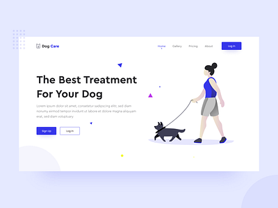 Dog Care - header exploration