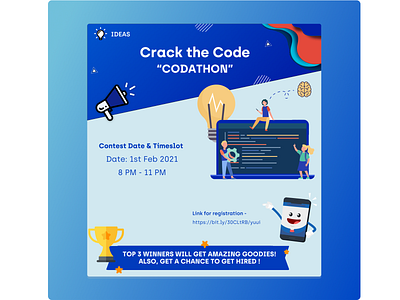 Coding contest poster design
