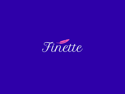Finette elegant leaf logo soft