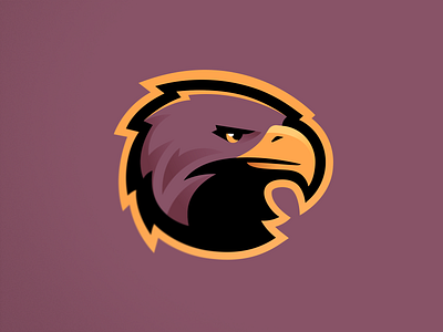 Eagle Team Logo bird eagle esport falcon hawk illustration logo mascot sport team university