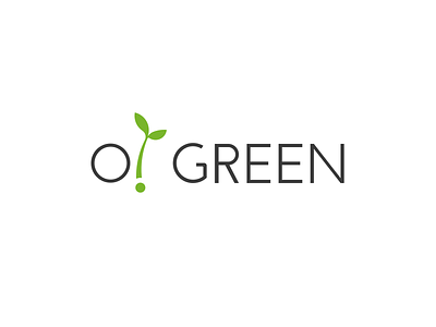 O! GREEN branding branding design design food healthyfood logo logo design logo designer microgreens minimalist minimalist logo modern logo vector