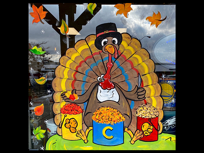 Thanksgiving Window Marketing