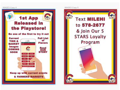 Mile Hi Popcorn - Instore Catalog/App Marketing app branding design icon illustration logo ui ux visual design wireframe