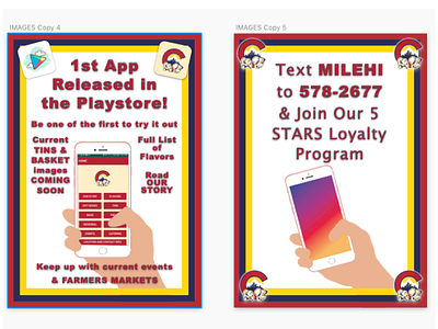 Mile Hi Popcorn - Instore Catalog/App Marketing