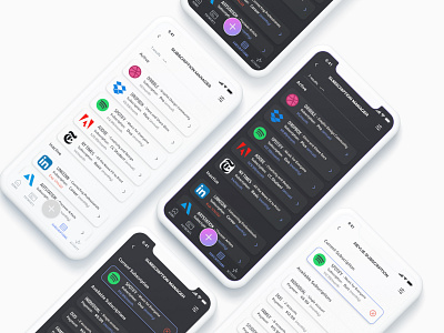 DailyUI 026 Subscription Manager