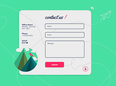 DailyUI 028 Contact Us app camp contact contact us dailyui dailyui 028 dailyui028 dailyuichallenge design digital art form logo people pop up submission ui ui design ux vector xd