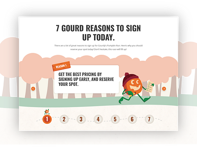 Gourdy's Pumpkin Run :: Reasons to Sign Up Slider