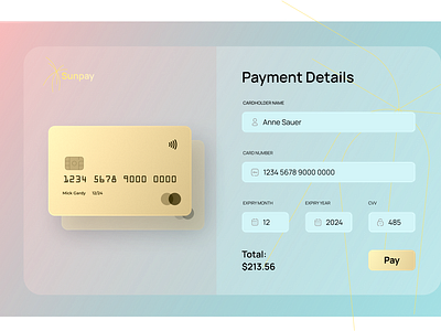 Credit Card Checkout Form