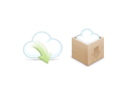 Cloud Icons cloud download icons