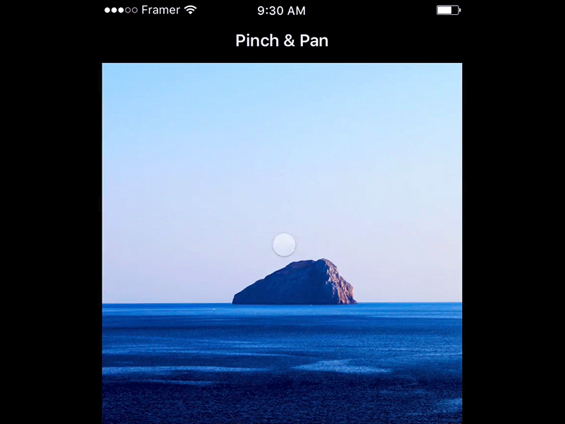 Pinch and Pan framer framerjs gestures ios multi touch pan pinch prototype