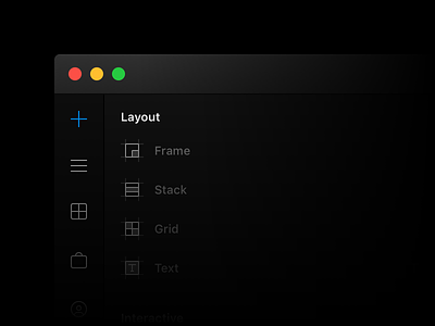 Framer X Teaser app dark mode framer framer x macos sign up teaser ui waitlist x